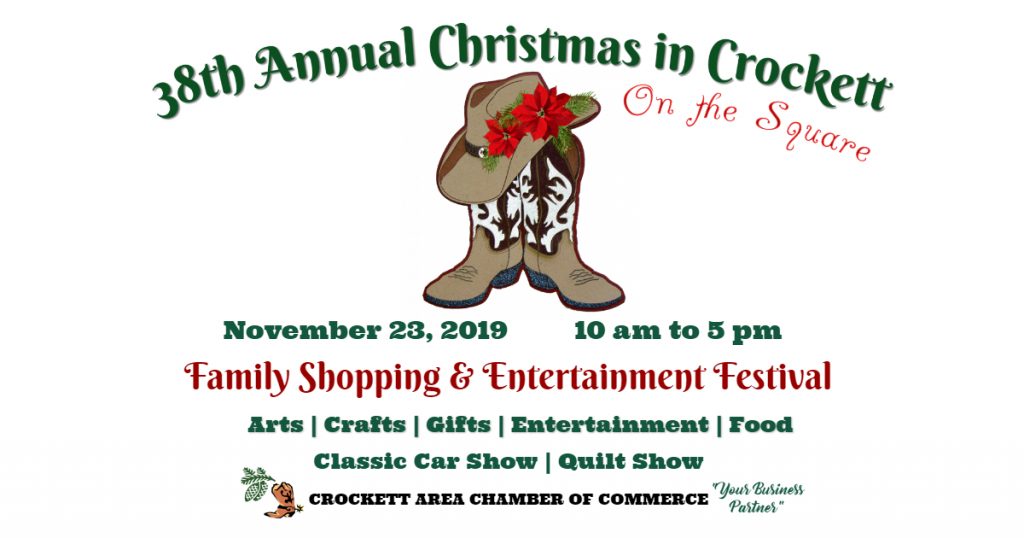 Christmas in Crockett Crockett Area Chamber of Commerce