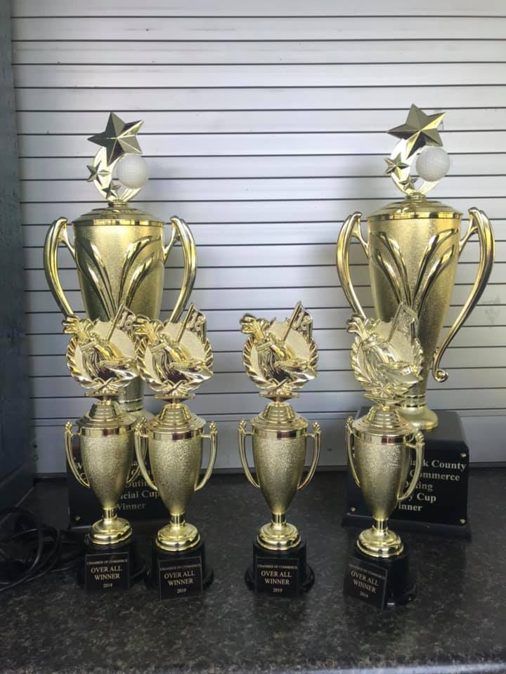 Winchester-Clark County Chamber of Commerce 2019 Annual Golf Outing Trophies