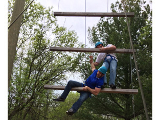 LHStudentClimb_313x235 team building exercise climbing on obstacle course