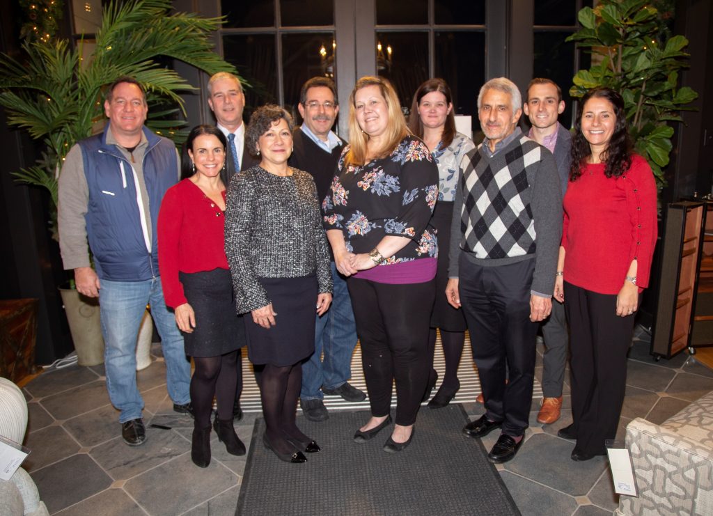 Image 1 Ginny Glasner with 2019 Board of Directors at December 2018 Holiday Celebration