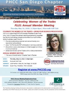 Women of the Trades PHCC San Diego Member Meeting
