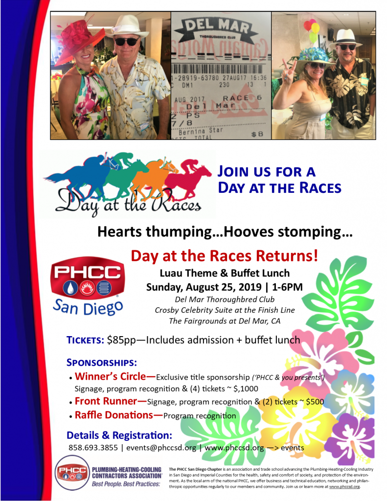 PHCC San Diegeo Day at the Races 2019 PHCC San Diegeo Day at the Races 2019