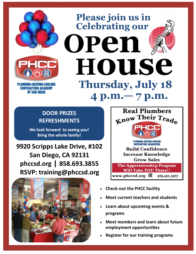 PHCC San Diego Open House 2019 PHCC San Diego Open House 2019