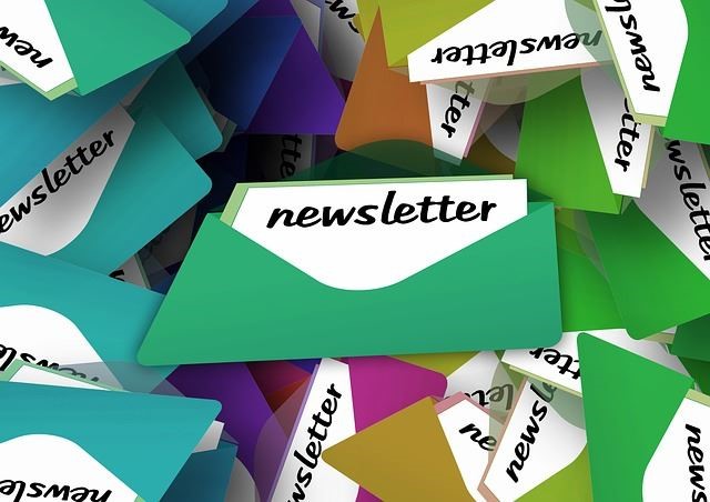 Advertising through newsletter