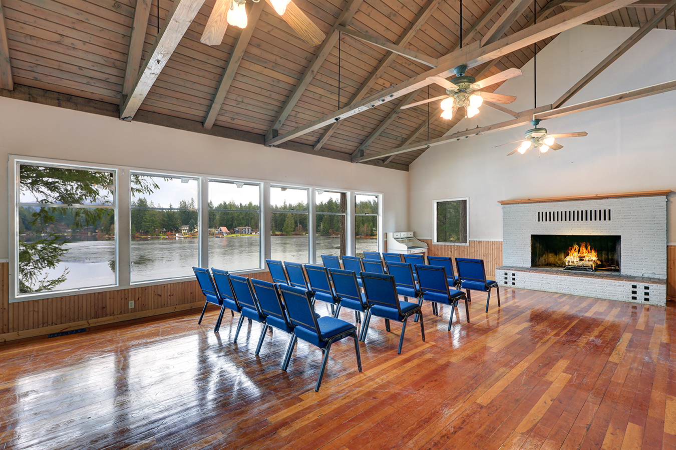 johnson fireplace Main Floor Meeting Space