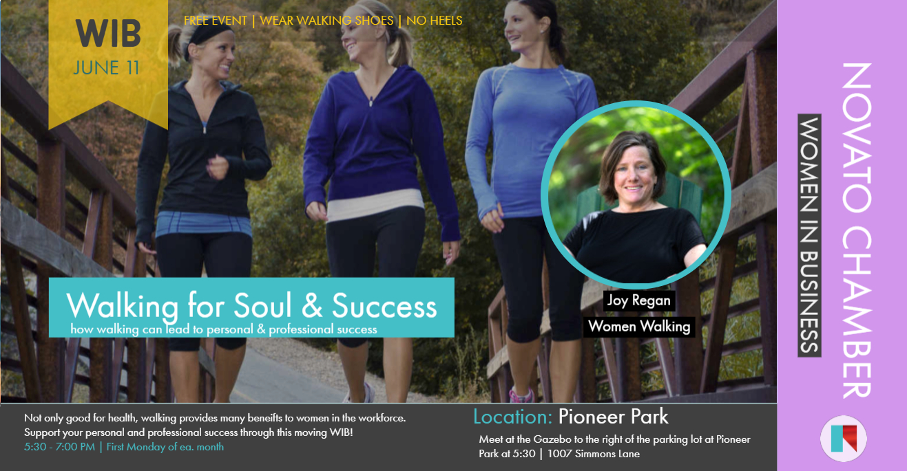 Women In Business - Women Walking Women in Business Joy Regan Women Walking Novato Chamber wib