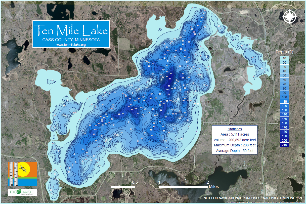 Mn Lake Depth Maps Draw A Topographic Map - vrogue.co