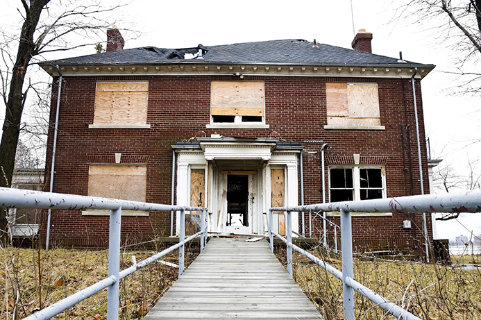 Vandelized home