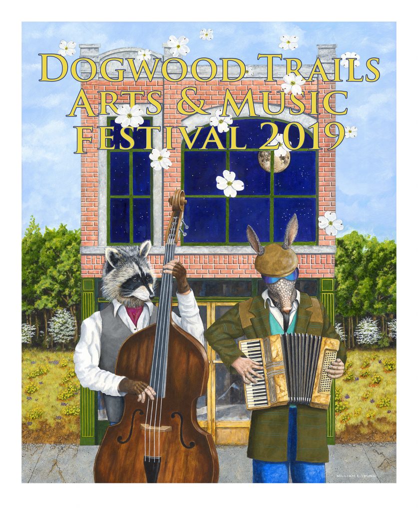 Road Kill Playing at Dogwood Trails Arts & Music Festival 2019 Limited availability only 100 available.