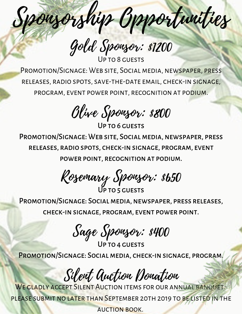 Sponsorship Opportunities Sponsorship Opportunities