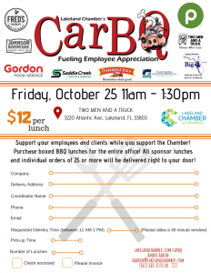 CarBQ 2019 Order Flyer CarBQ 2019 Order Flyer