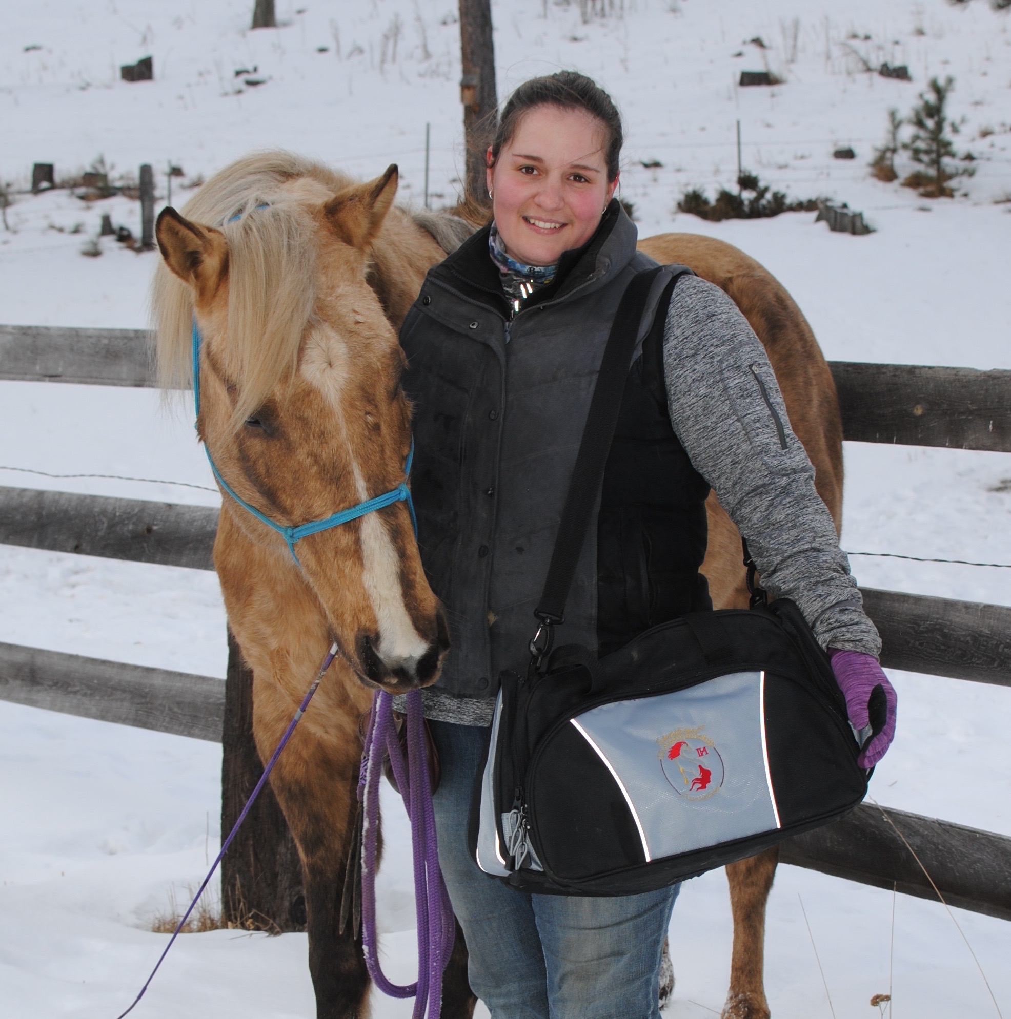 DSC_0019 Valerie Wente and Tristan, winners of the #CreativeTrailerLoading contest.