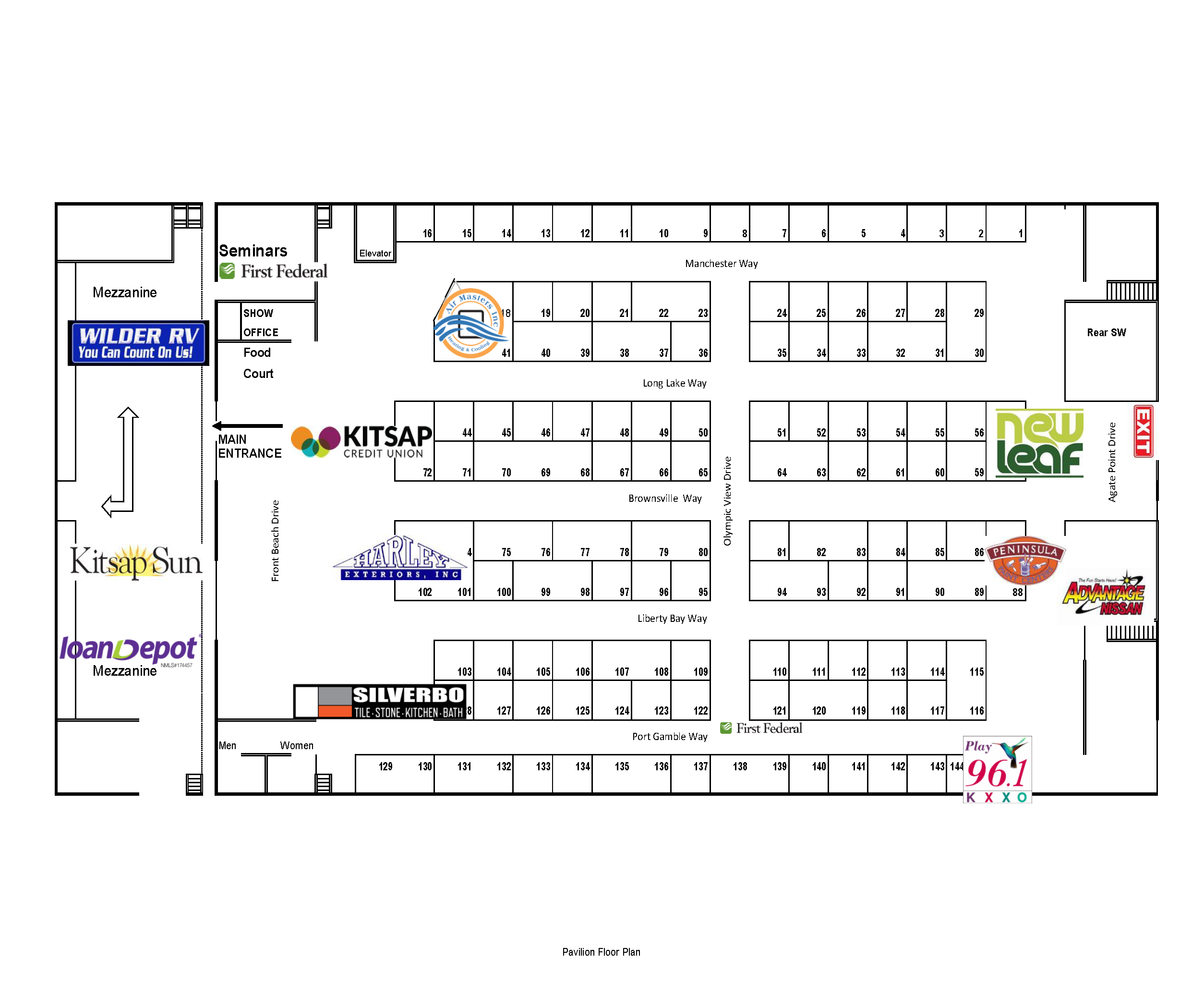 Floor Plan - Pavilion Spring 2019 Expo Guide Floor Plan - Pavilion Spring 2019 Expo Guide