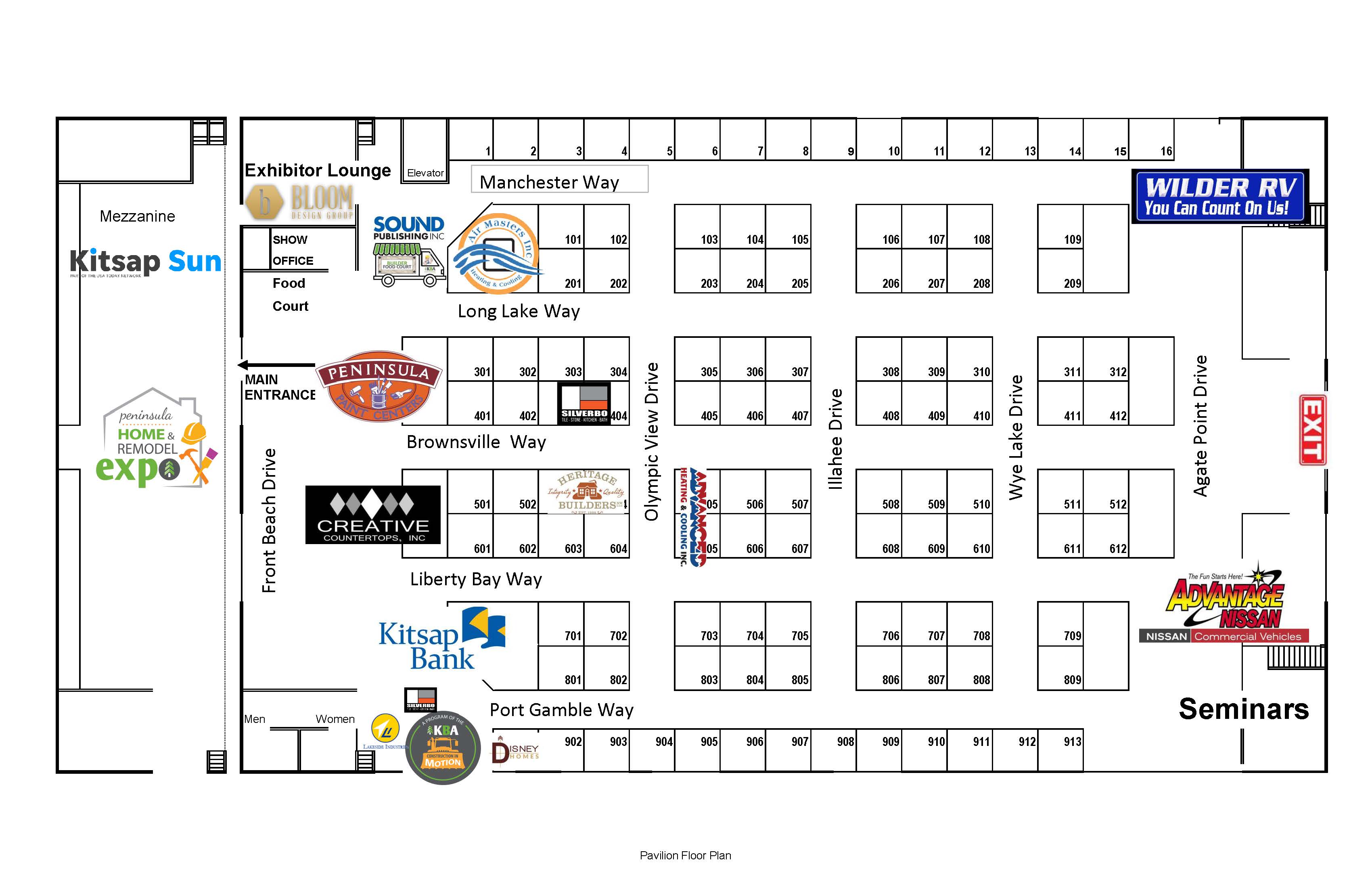 Floor Plan - Pavilion fall 2019 w sponsors bw Floor Plan - Pavilion fall 2019 w sponsors bw