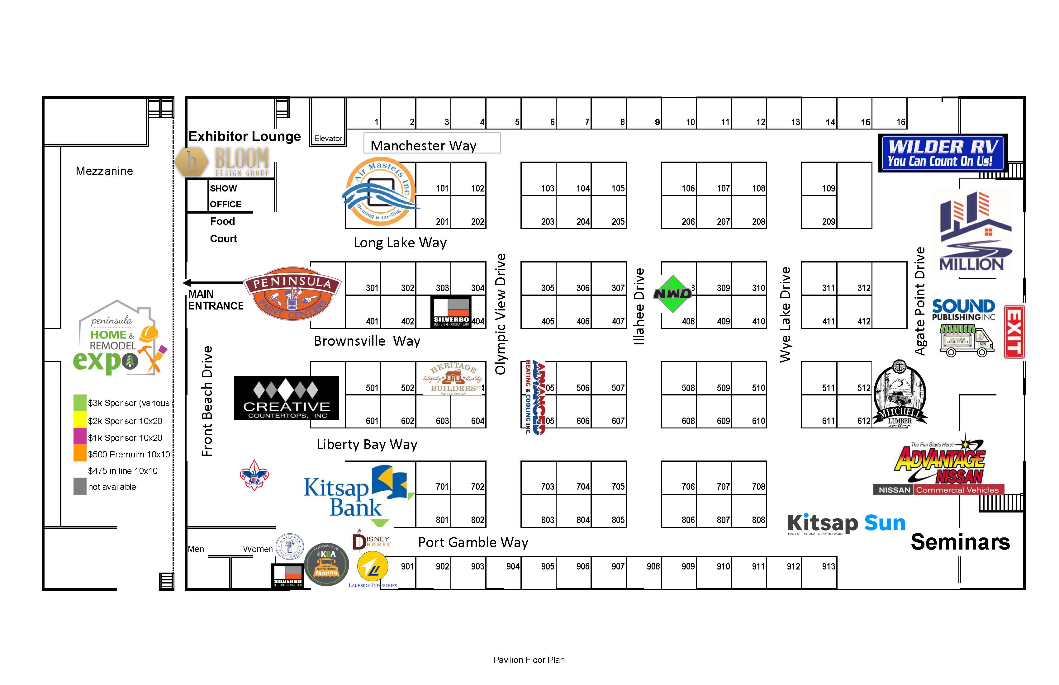 Floor Plan - Pavilion fall 2019 w sponsors bw 8.12 Floor Plan - Pavilion fall 2019 w sponsors bw 8.12