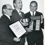 Oliver H. Buchanan, Charles P. Bourne, Arthur W. Elias--
Charles Bourne is receiving the 1965 ADI Award of Merit. Buchanan is the Chairman of the ADI Advisory Board. Art Elias is Chairman of the ADI Delaware Valley Chapter.