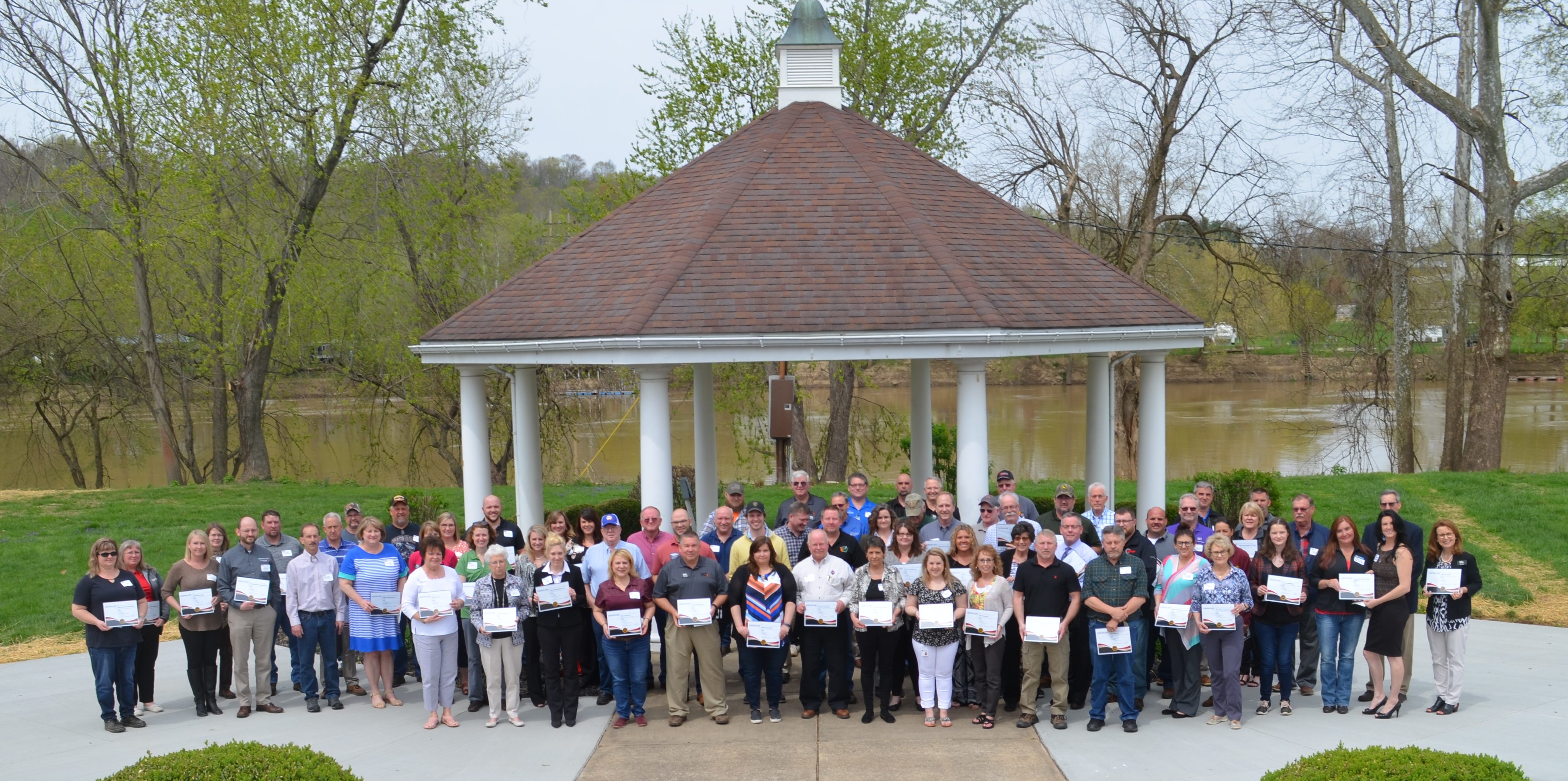 2018 Mid-Ohio Safety Council 100% Award Winners
