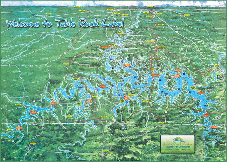 Lake Map - Table Rock Lake Chamber of Commerce